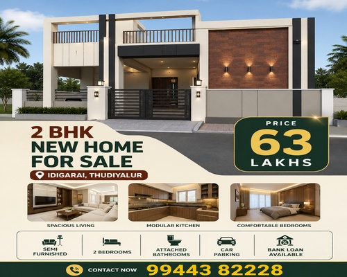 2 BHK Semi-Furnished Independent House for Sale Idigarai