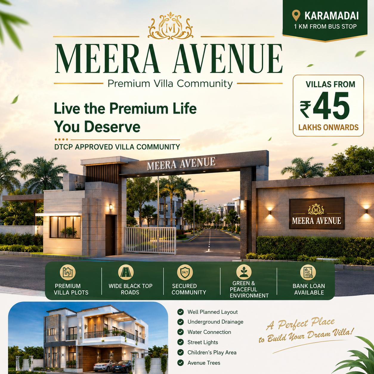 Meera Avenue – Premium Villas in Karamadai